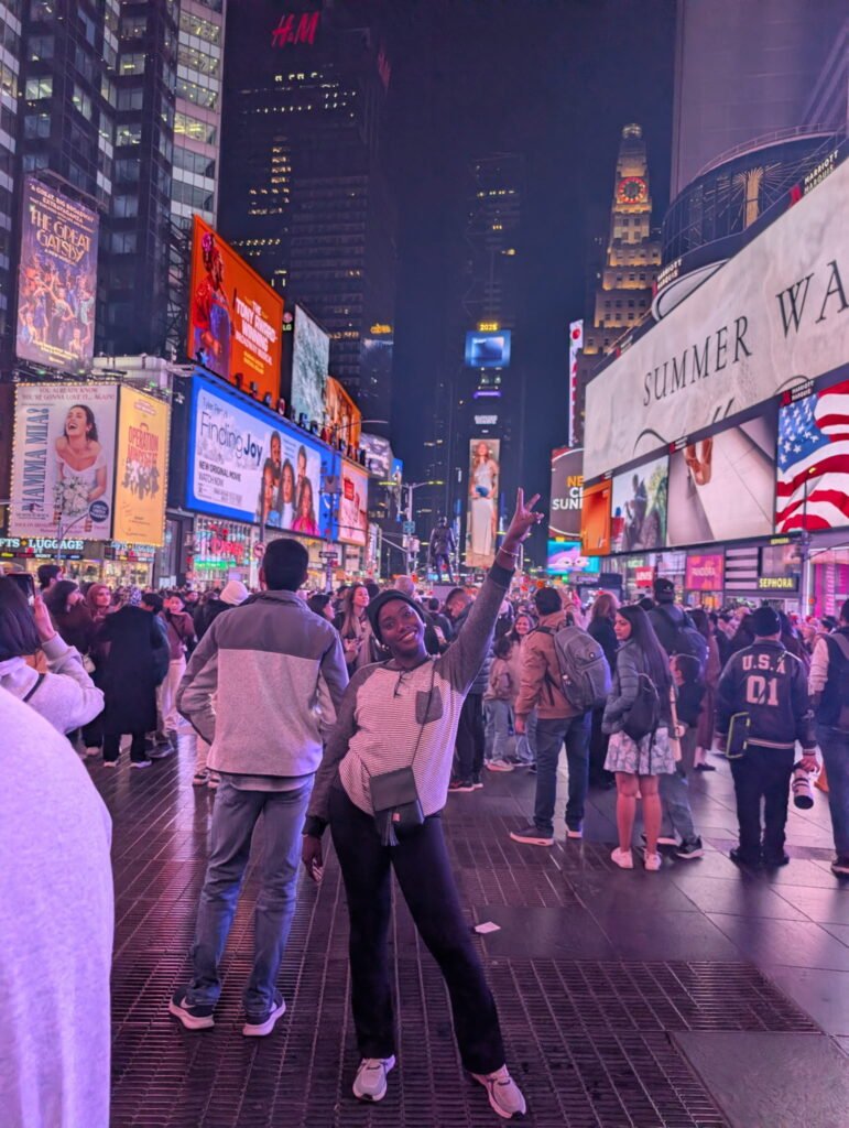 Times Square at night